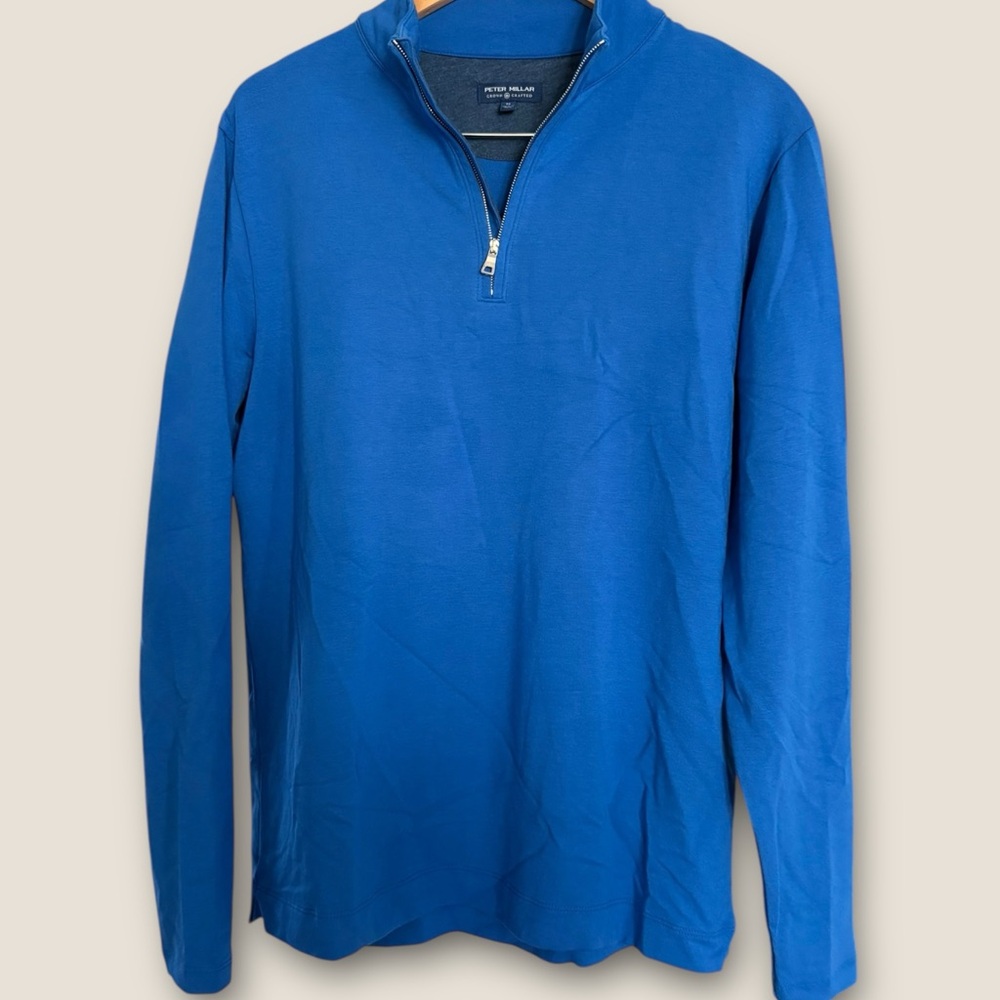 Peter Millar Blue and Gray Pullover